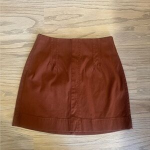 SPANX Rich Brown Mini Skirt Woman’s Small